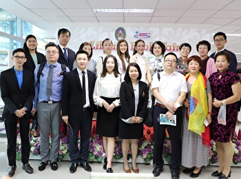 คณะผู้บริหารสถาบันต่างๆ จากประเทศจีน
ให้เกียรติเข้าเยี่ยมชมศูนย์วิทยบริการ