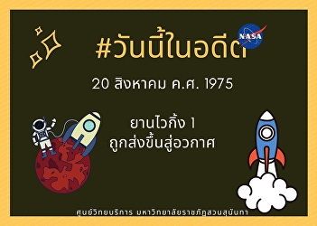 20th August, Viking 1 is part of NASA's
Viking Project with plans to send two
spacecraft to explore Mars.