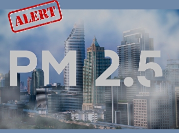 PM 2.5 silence danger near the city