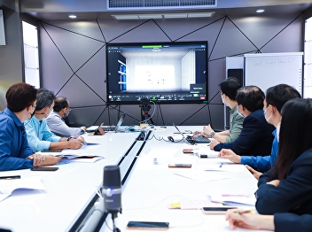 30th November 2022, Academic Resource
Center, Office of Academic Resources and
Information Technology are meeting to
plan and monitor the operations of
renovation work of Academic Resource
Center No.7/2022 at the conference room
of the Office of Academic