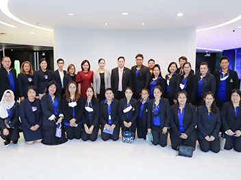 June 8, 2023. The Academic Resource
Center,welcomed Professor Dr. Nattawut
Hantrakul, Director of the Office of
Academic Services and Evaluation
Testing, and executives from
Ramkhamhaeng University on the study
tour of the Academic Resource Center.