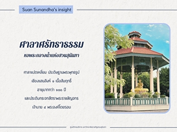 Suan Sunandha’s Waterfront Buddha
Pavilion