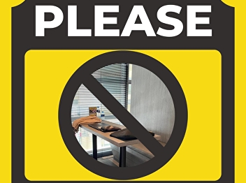 Please be considerate of others. Do not
reserve a seat with your belongings.
Written, translated, and illustrated by:
Ratchanok T.