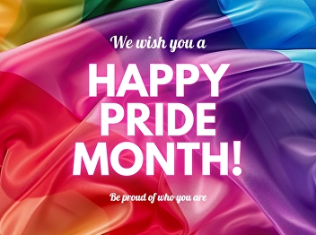 Happy Pride Month  Be proud of who you
are.