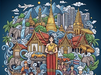 Presenting content about COVER STORY:
Integrating world-class strengths into
Thai refinement: Guidelines for
developing Thai products and services
for the international stage