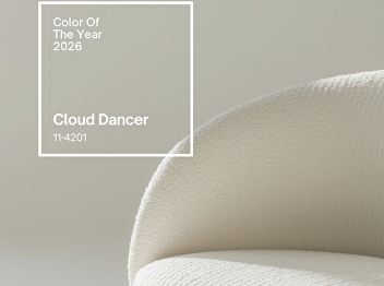“Cloud Dancer” Pantone Color of the Year
2026