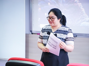 วันที่ 11 มีนาคม 2569 ศูนย์วิทยบริการฯ
นำโดย อาจารย์เบญญา หวังมหาพร
รองผู้อำนวยการศูนย์วิทยบริการ
ประชุมบุคลากร
เพื่อวางแผนและติดตามการดำเนินงานของศูนย์วิทยบริการ
ณ ห้อง SSRU Smart Classroom
ศูนย์วิทยบริการ