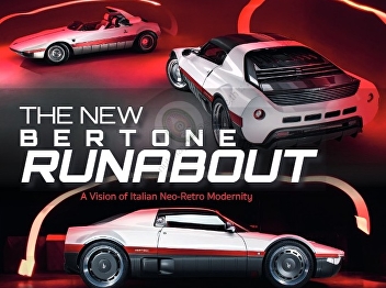 Presenting content about COVER STORY THE
NEW BERTONE RUNABOUT A Vision of Italian
Neo-Retro Modernity